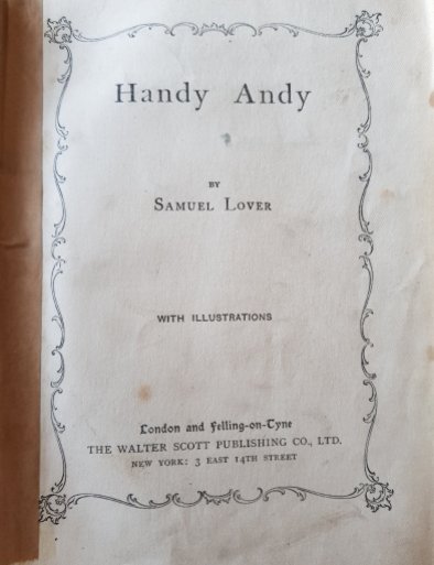 Handy Andy by Samuel Lover