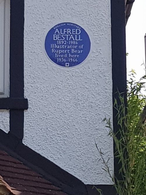 Alfred Bestall blue plaque