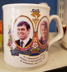 Commemorative Mug for the marriage of Duke and Duchess of York, 1986