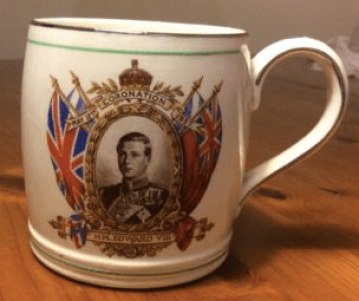 Mug commemorating the coronation of King Edward VIII in May 1937 - except that the coronation never took place, King Edward VIII abdicated in December 1936 (Picture: eBay)